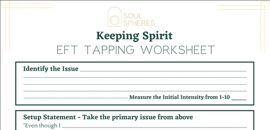 EFT Tapping Worksheet preview