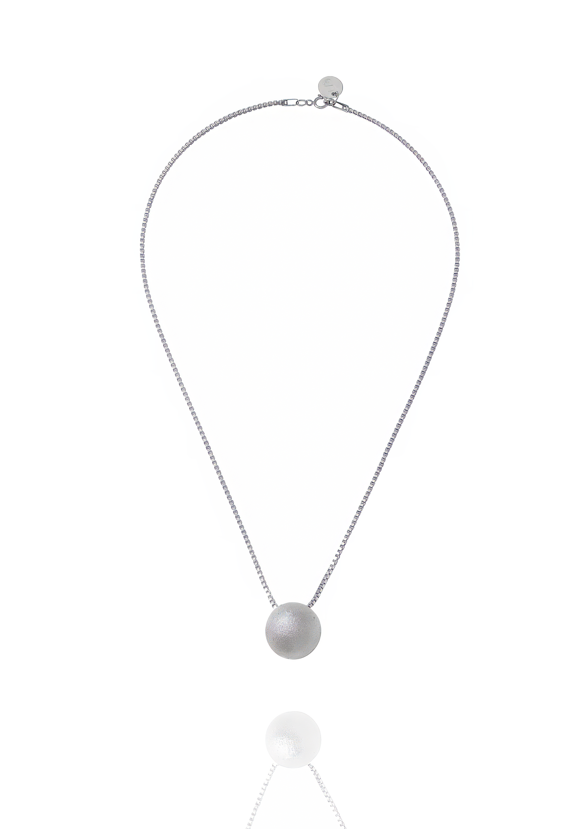 Nickel Alloy Soul Sphere Necklace white background